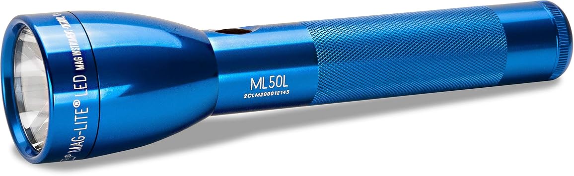 MagLite进口代理批发 Maglite ML50L LED 2 芯 c 手电筒，带展示盒，蓝色