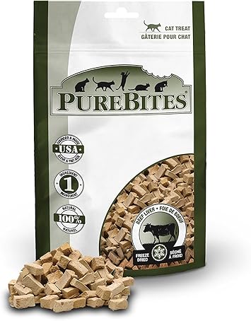 PureBites进口代理批发 PureBites 猫用牛肝，0.85 盎司/24 克 - 入门装