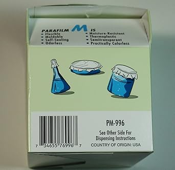 酷牌库|商品详情-Parafilm进口代理批发 Parafilm M PM996 通用实验室胶片，4 英寸，125 加仑