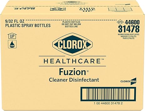 酷牌库|商品详情-Clorox进口代理批发 Clorox Healthcare Fuzion 清洁消毒喷雾，32 液体盎司，9 件装（包装可能有所不同）