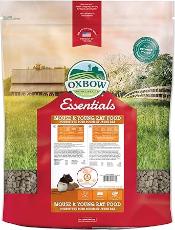 Oxbow进口代理批发 Oxbow Essentials 小鼠和幼鼠食物 - 全天然小鼠和幼鼠食物 - 2.5 磅