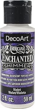 DecoArt进口代理批发 装饰艺术 ENCHANTED SHIMMR 2OZ 紫罗兰色，美国：均码