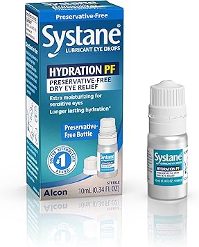 Systane进口代理批发 Systane 夜间 3.5 克润滑眼膏和 Systane 水合 10 毫升润滑滴眼液