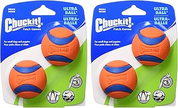 Petmate进口代理批发 查基特！ Ultra Ball Small 2" 2 件装（每包 2 件）