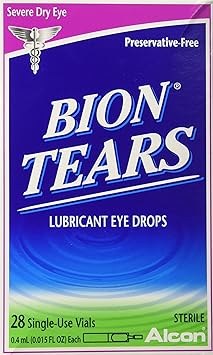 Systane进口代理批发 Alcon Bion Tears 一次性小瓶，28 支