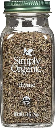 Simply Organic进口代理批发 Simply Organic 完整百里香叶，0.78 盎司罐装，木质、草本、芳香宜人的百里香，非转基因，不含 ETO，犹太洁食