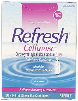 Refresh进口代理批发 Allergan Celluvisc 不含防腐剂润滑剂眼部凝胶