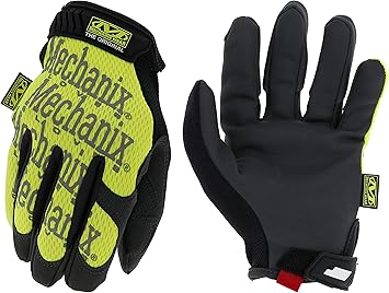 Mechanix Wear进口代理批发 Mechanix Wear：Hi-Viz Original 工作手套（XL 号，荧光黄）