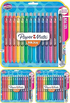 Paper Mate进口代理批发 Paper Mate 中性笔（3 支装）