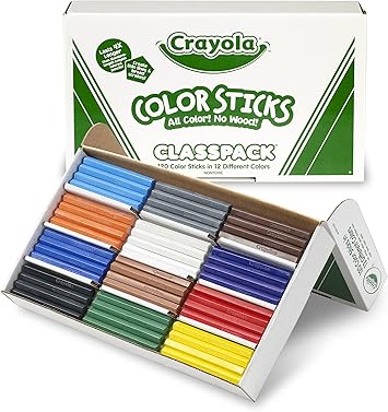 Crayola进口代理批发 Crayola 120 克拉彩色棒套装，10 种颜色