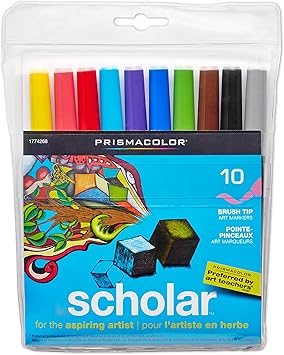 Prismacolor进口代理批发 Prismacolor 1774268 学术艺术记号笔，笔尖，什锦，10 支