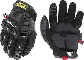 Mechanix Wear进口代理批发 Mechanix Wear：ColdWork M-Pact 隔热冬季工作手套，40 克 3M 新雪丽，触摸屏功能，冲击保护，减震，适合中冷天气（黑色/灰色，中号）