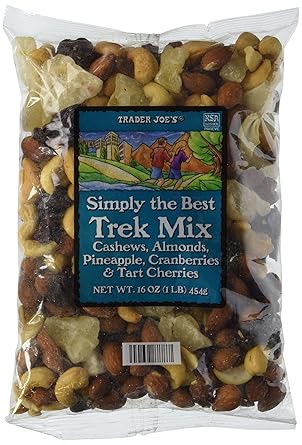 TJ's进口代理批发 Trader Joe's Simply the Best Trek Mix 腰果、杏仁、菠萝、蔓越莓和酸樱桃，1 磅盎司