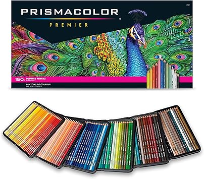 Prismacolor进口代理批发 Prismacolor Premier 彩色铅笔，软芯，150 支，超顺滑，耐用，色彩鲜艳