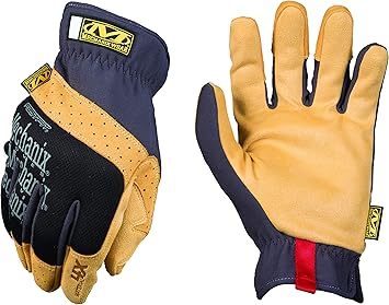 Mechanix Wear进口代理批发 Mechanix Wear：Material4X FastFit 工作手套（大号，棕色/黑色）