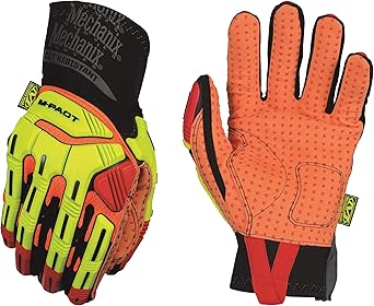 Mechanix Wear进口代理批发 Mechanix Wear M-Pact XPLOR D4 手套（绿色/荧光橙色）