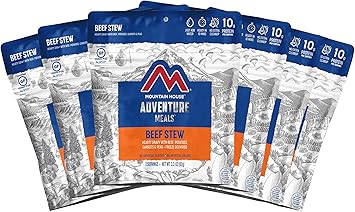 Mountain House进口代理批发 山家炖牛肉|冻干背包和野营食品| 6 件装 |不含麸质