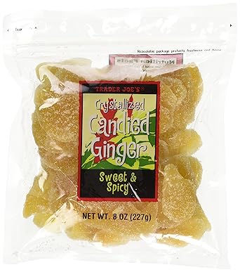 TJ's进口代理批发 Trader Joe's 结晶蜜饯姜（8 盎司）