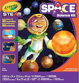 Crayola进口代理批发 Crayola 太阳系科学套件，教育玩具，儿童礼物，适合 7、8、9、10 岁儿童