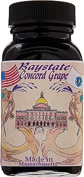 酷牌库|商品详情-Noodler进口代理批发 鲶鱼墨水补充装 Baystate Concord 葡萄瓶装墨水 - ND-19049