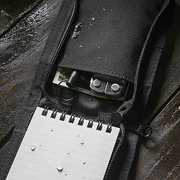 酷牌库|商品详情-Rite in the Rain进口代理批发 Rite in the Rain 防风雨 CORDURA 织物笔记本保护套，3" x 5"，黑色保护套（编号 C935B），6 x 4.25 x 0.625