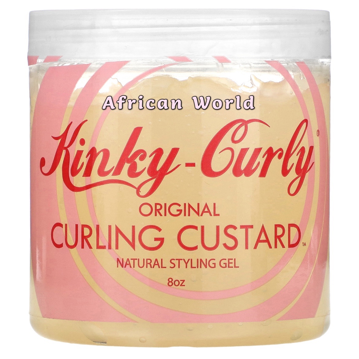 酷牌库|商品详情-进口代理批发现货Kinky Curly Curl Custard Gel定型ㄠ造型凝胶CGM 236ml