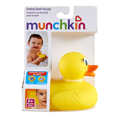 进口代理批发MUNCHKIN满趣健宝宝洗澡感温变色小黄鸭子麦肯齐儿童玩具小男女孩