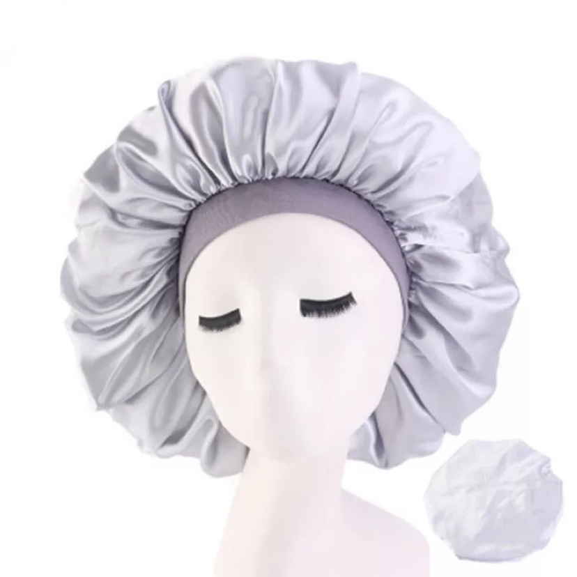 酷牌库|商品详情-进口代理批发Big Size Satin Bonnet Sleep Night Cap Head睡帽头套浴帽发包