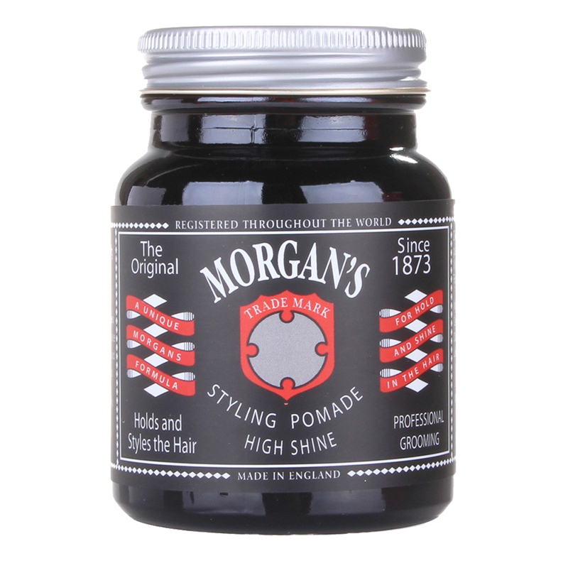 酷牌库|商品详情-进口代理批发英国Morgan's Pomade 摩根斯小黑瓶发油发蜡中高亮度水基发油男