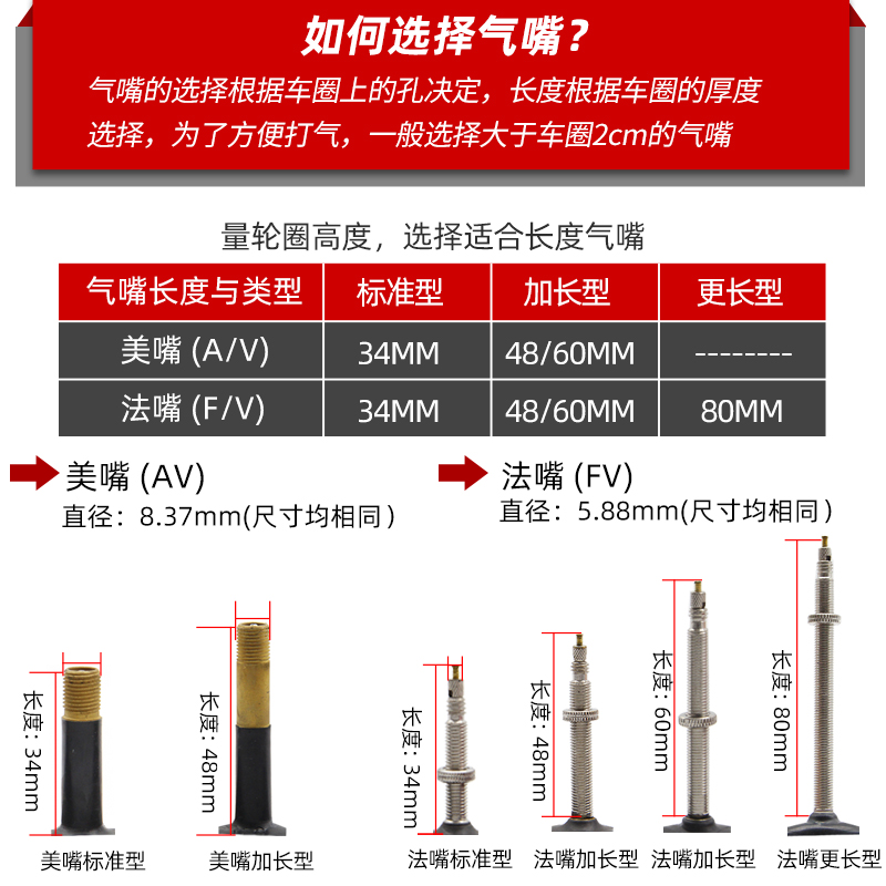 酷牌库|商品详情-进口代理批发KENDA建大公路自行车内胎700*23 25 26*1.95 27.5 山地单车美法嘴