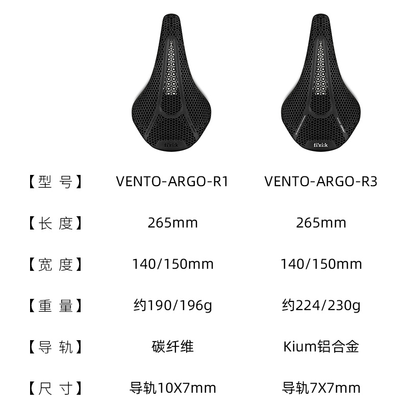 酷牌库|商品详情-进口代理批发Fizik Argo 3D打印公路车坐垫短鼻自行车鞍座舒适山地车竞技座垫