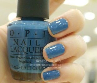 美国原装 OPI 指甲油(香港系列-风靡蓝) H46 15ml