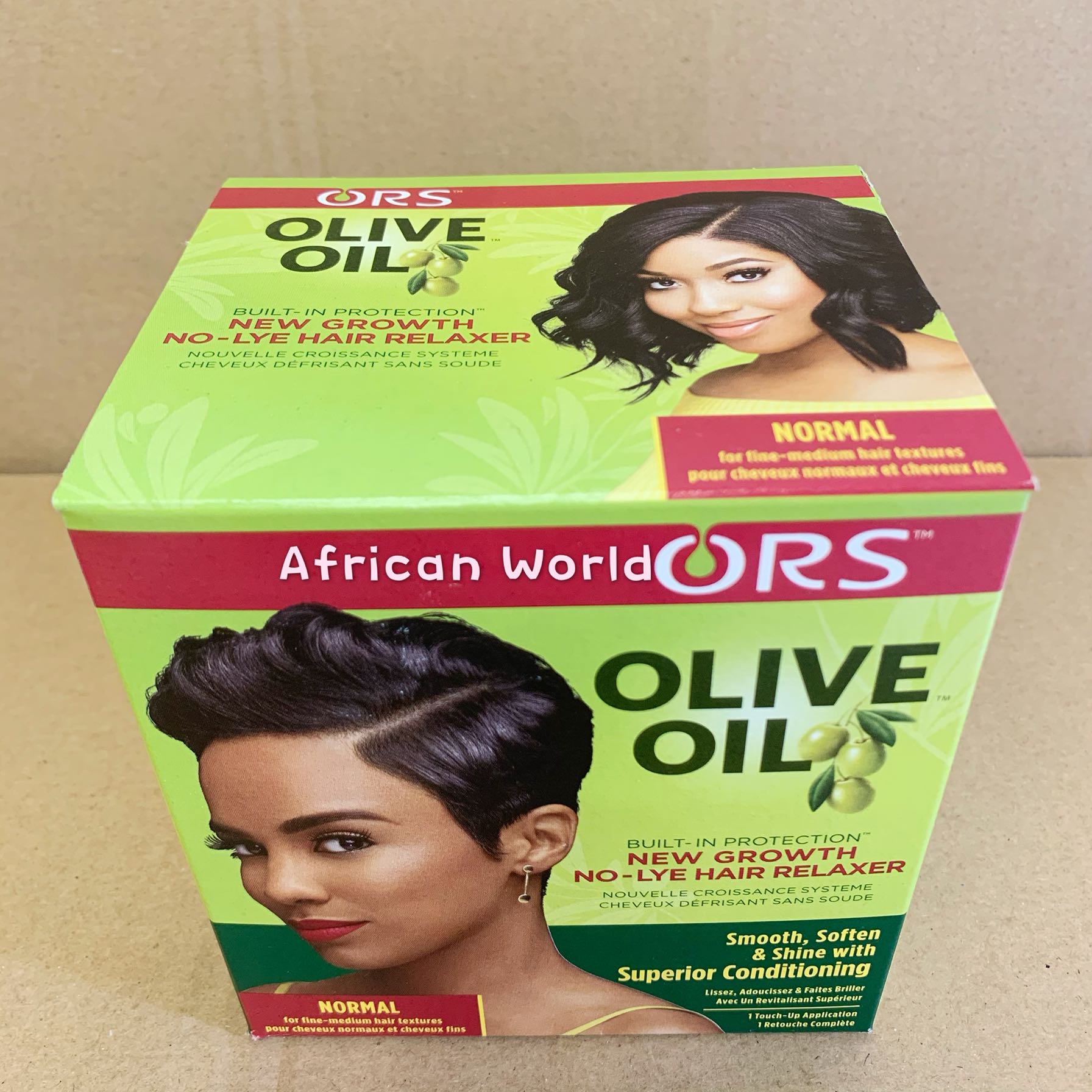 酷牌库|商品详情-进口代理批发现货 美国ORS Olive Oil New Growth No-Lye Normal Hair Relaxer