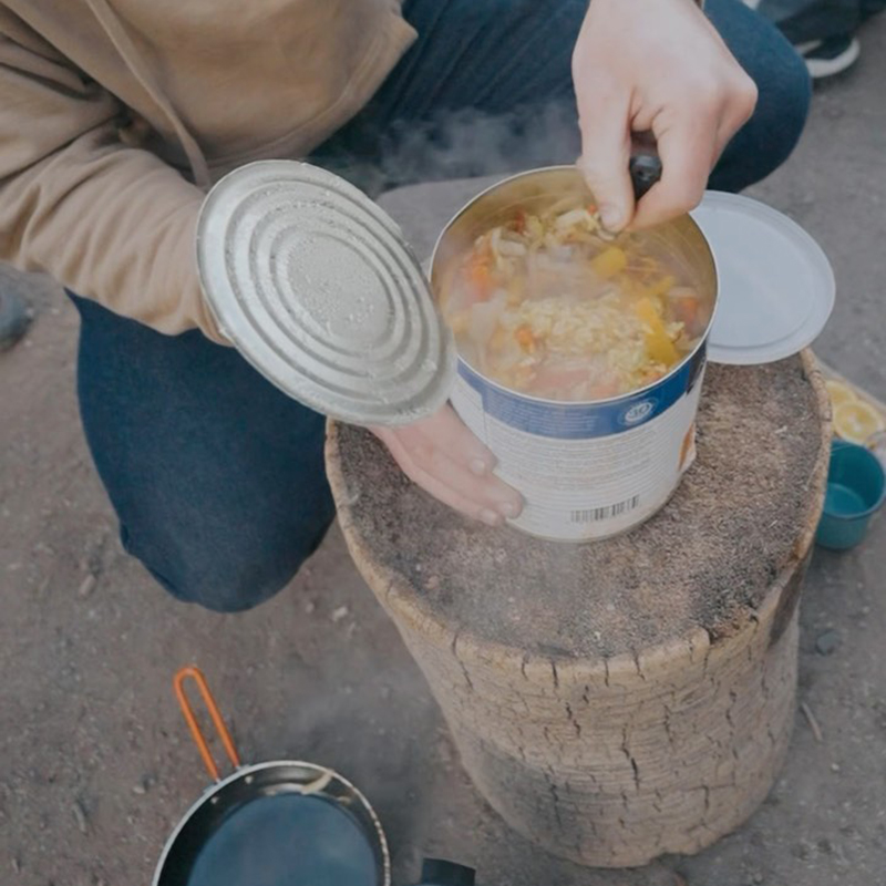 酷牌库|商品详情-美国山屋露营登山便携冻干户外食品30年超长保质期应急末日储备