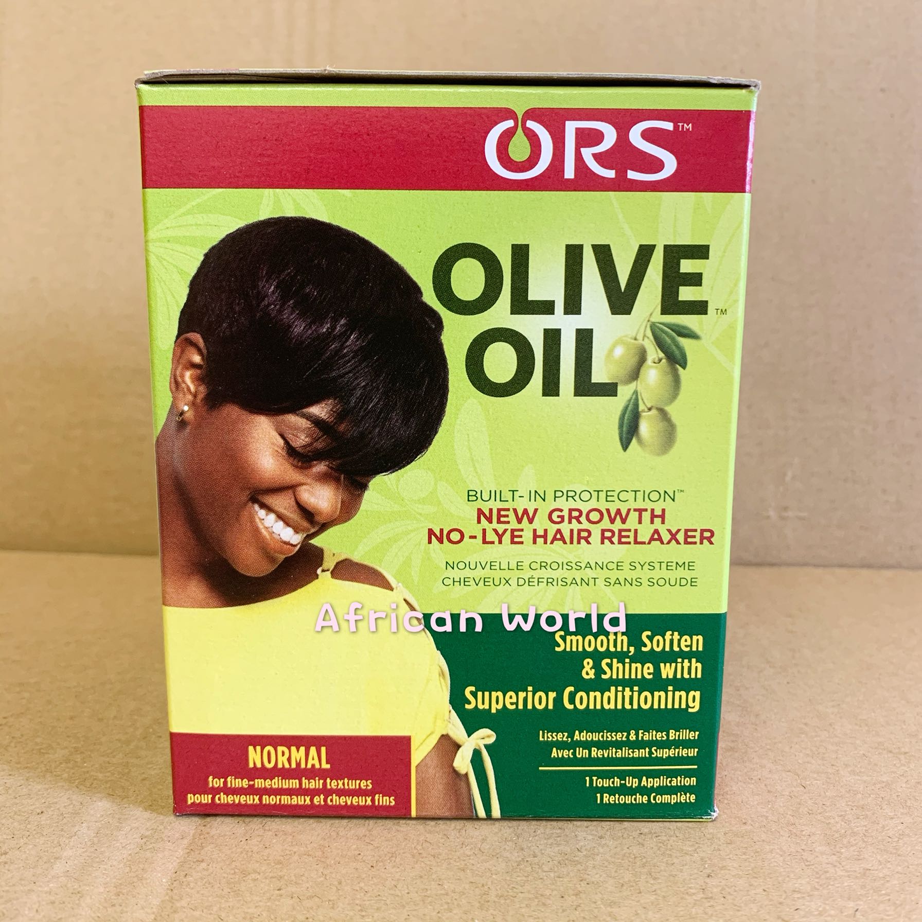 进口代理批发现货 美国ORS Olive Oil New Growth No-Lye Normal Hair Relaxer