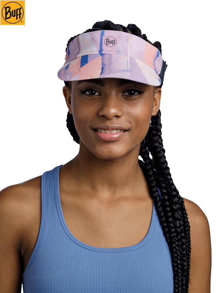 进口代理批发新品buff户外防紫外线跑步运动帽男女马拉松遮阳太阳帽速干空顶帽