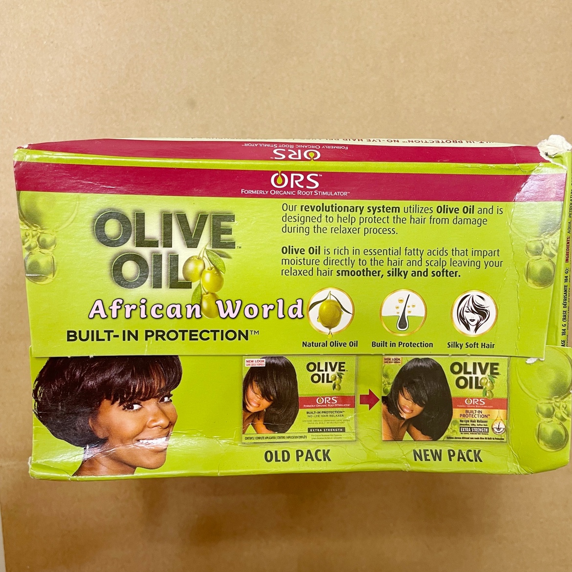 酷牌库|商品详情-进口代理批发ORS Olive Oil No-lye Hair Relaxer Kit Extra Strength直发膏