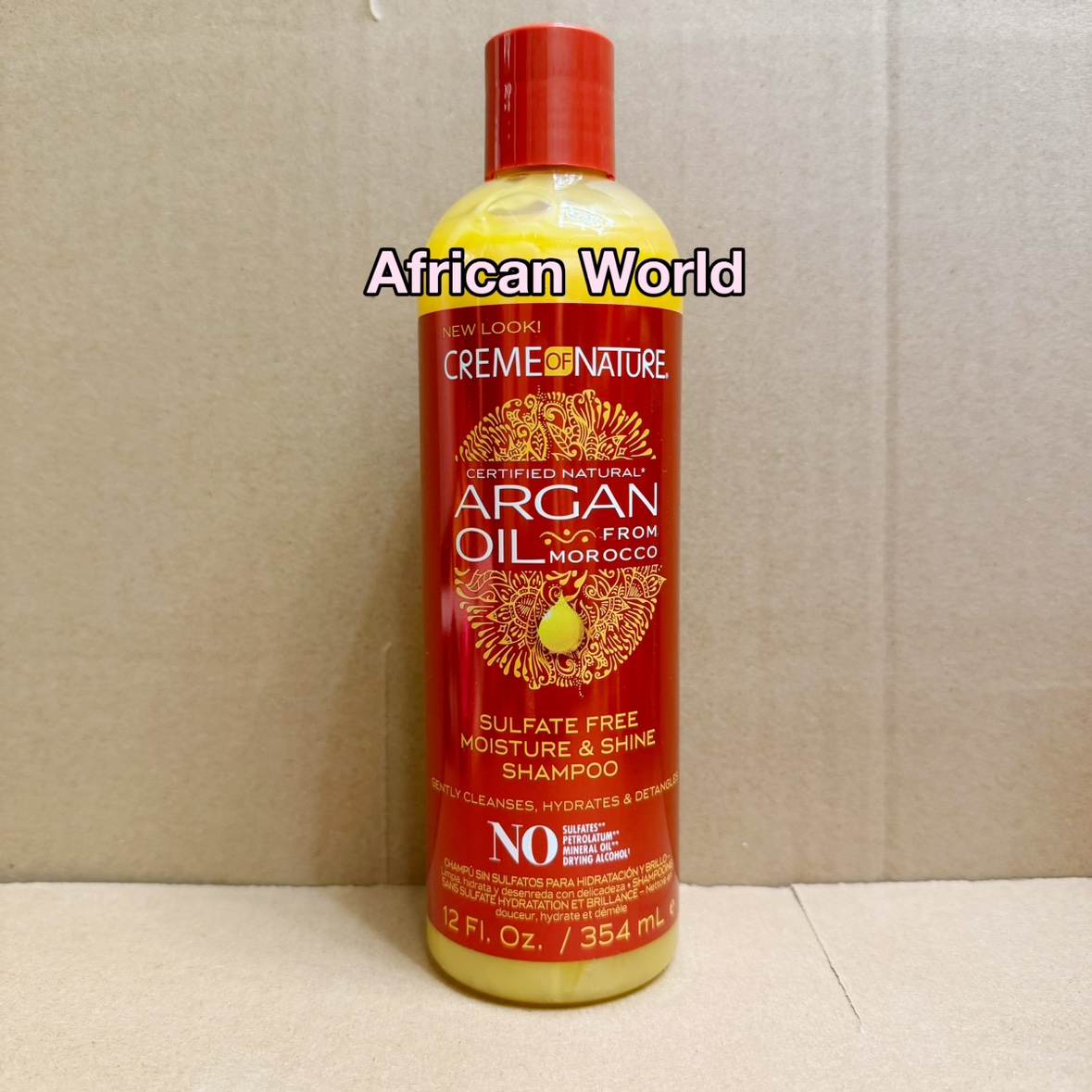 酷牌库|商品详情-进口代理批发Creme Of Nature Argan Oil Leave-in Conditioner Curl Shampoo