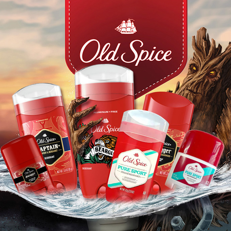 酷牌库|商品详情-进口代理批发美国Old Spice Deodorant男士清新香体腋下除臭膏去异味止汗膏