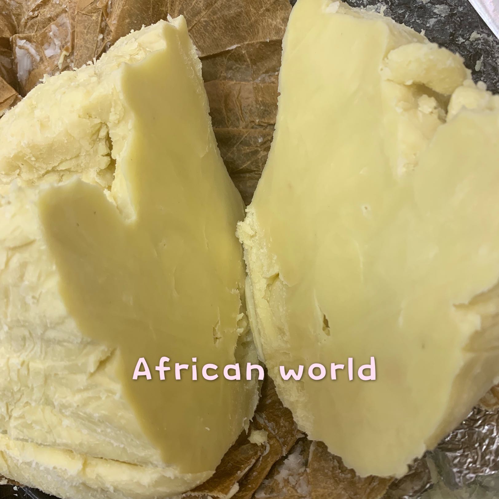 酷牌库|商品详情-进口代理批发现货Raw African Shea Butter非洲加纳进口未精致象牙白乳木果油