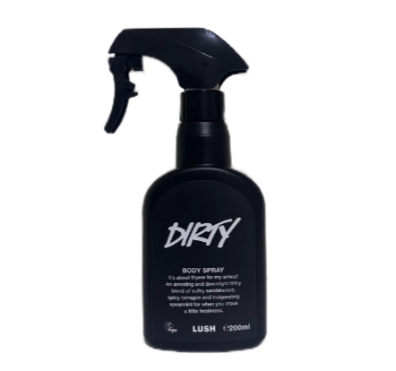 酷牌库|商品详情-进口代理批发LUSH Dirty Body Spray岚舒薄荷香体喷雾200ml胡椒街香木质调