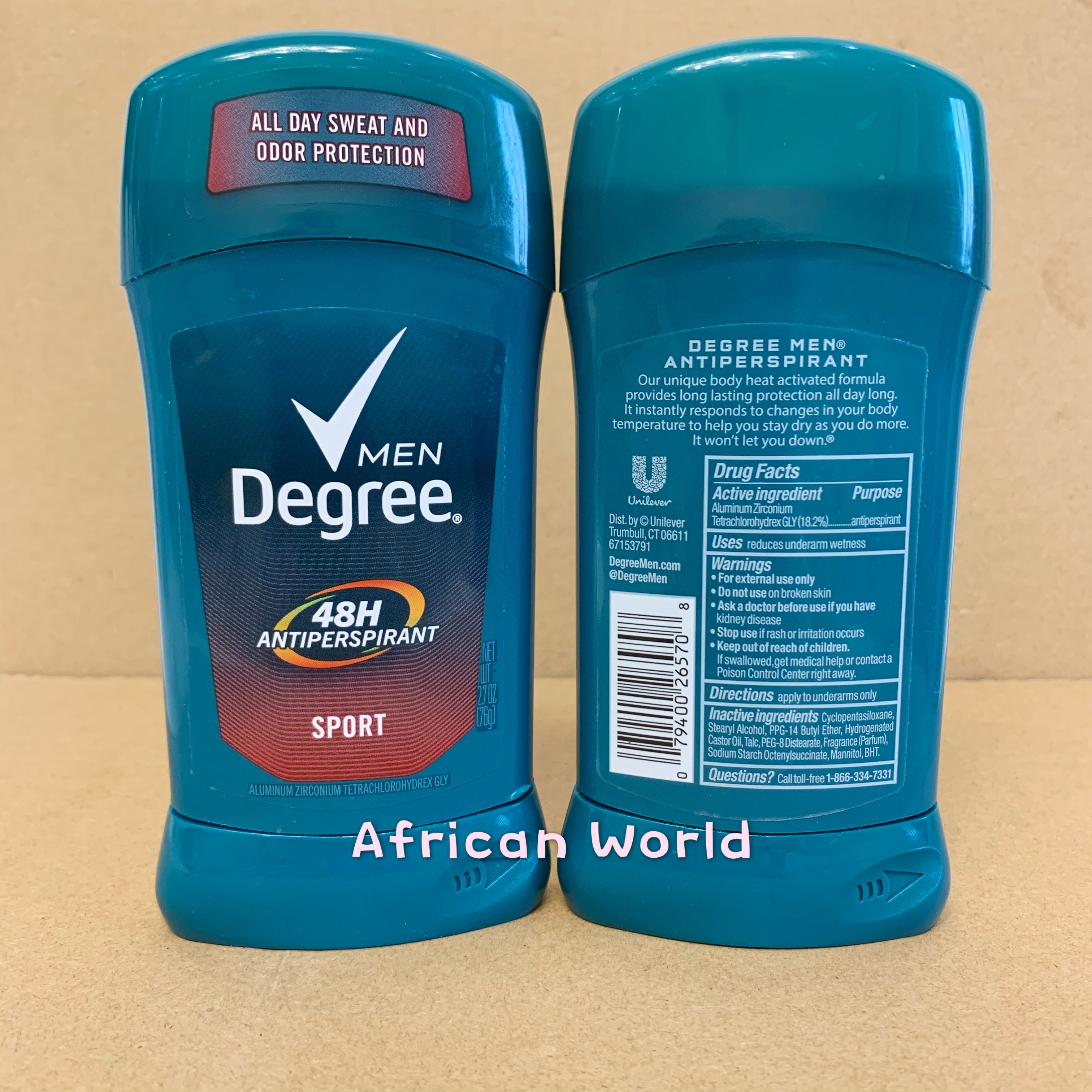 酷牌库|商品详情-进口代理批发现货美国Degree Deodorant男士腋下止汗剂固体香水香体膏止汗膏