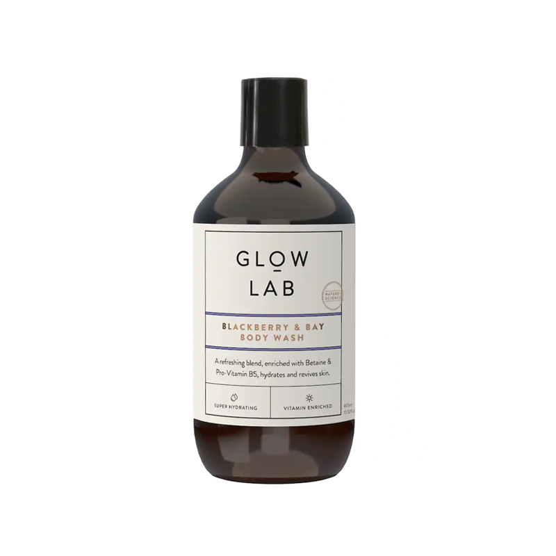 进口代理批发保税！新西兰glow lab沐浴露椰子檀香蓝莓月桂沐浴液900ml/400ml