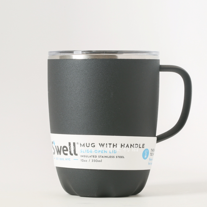 酷牌库|商品详情-进口代理批发现货S'well Swell Mug不锈钢保温水杯马克杯咖啡杯12oz/16oz有盖