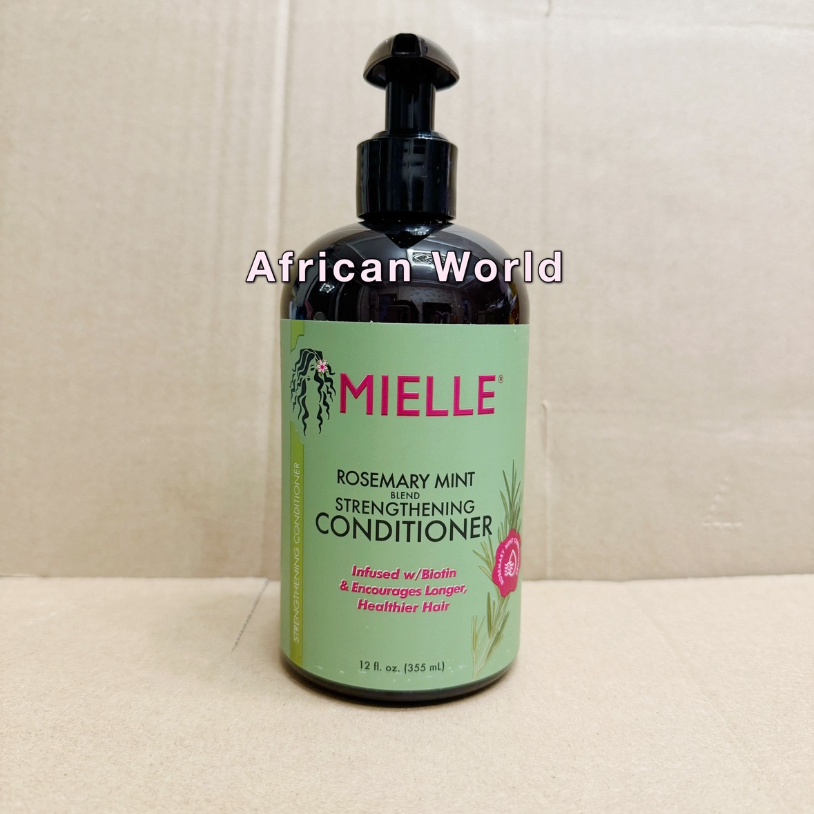 酷牌库|商品详情-进口代理批发现货MIELLE Rosemary mint Hair Masque迷迭香薄荷强化发膜340g