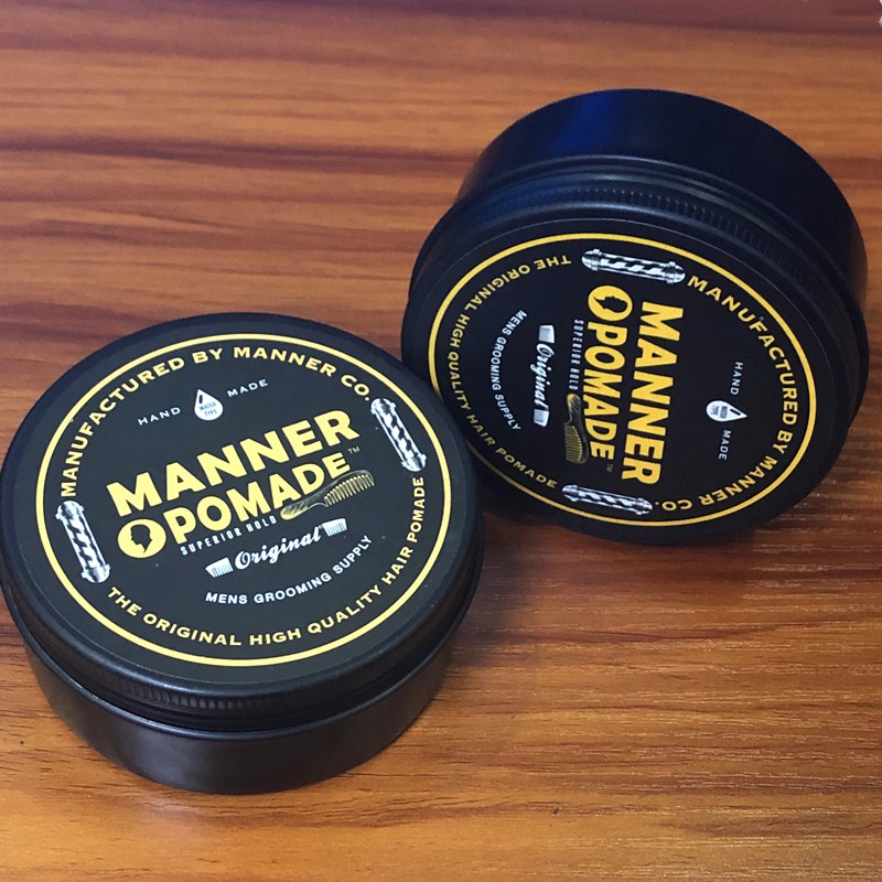 酷牌库|商品详情-进口代理批发MANNER POMADE紫色大魔王发油男士清香定型复古油头膏背头发蜡泥