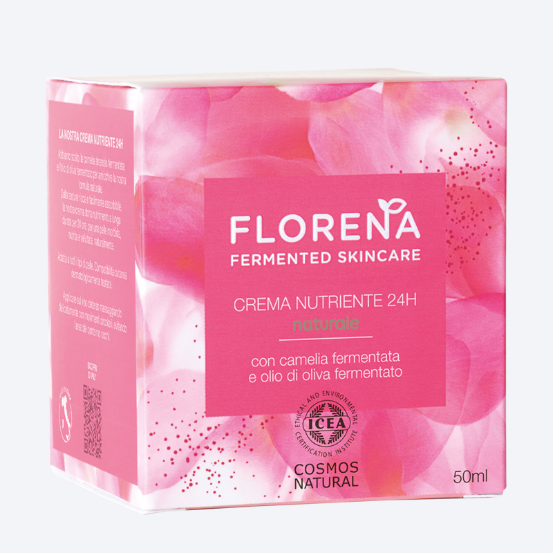 酷牌库|商品详情-进口代理批发保税！到24.9~ FLORENA 24H 酵母山茶花滋养保湿面霜 50ml