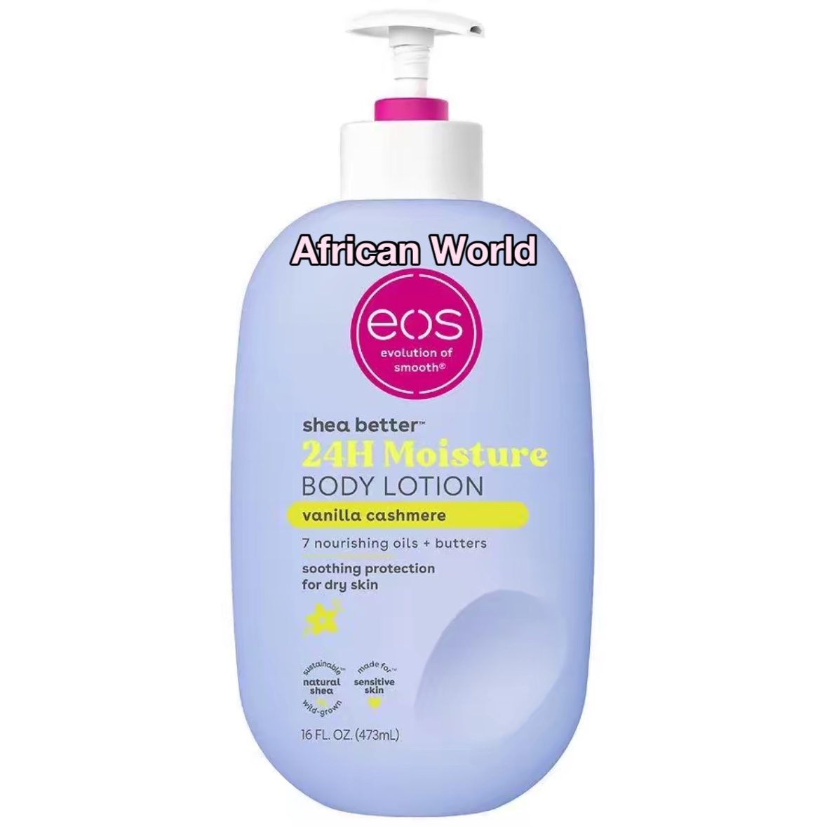 酷牌库|商品详情-进口代理批发EOS Body Lotion 24H Moisture美国进口香草羊绒保湿身体乳473ml