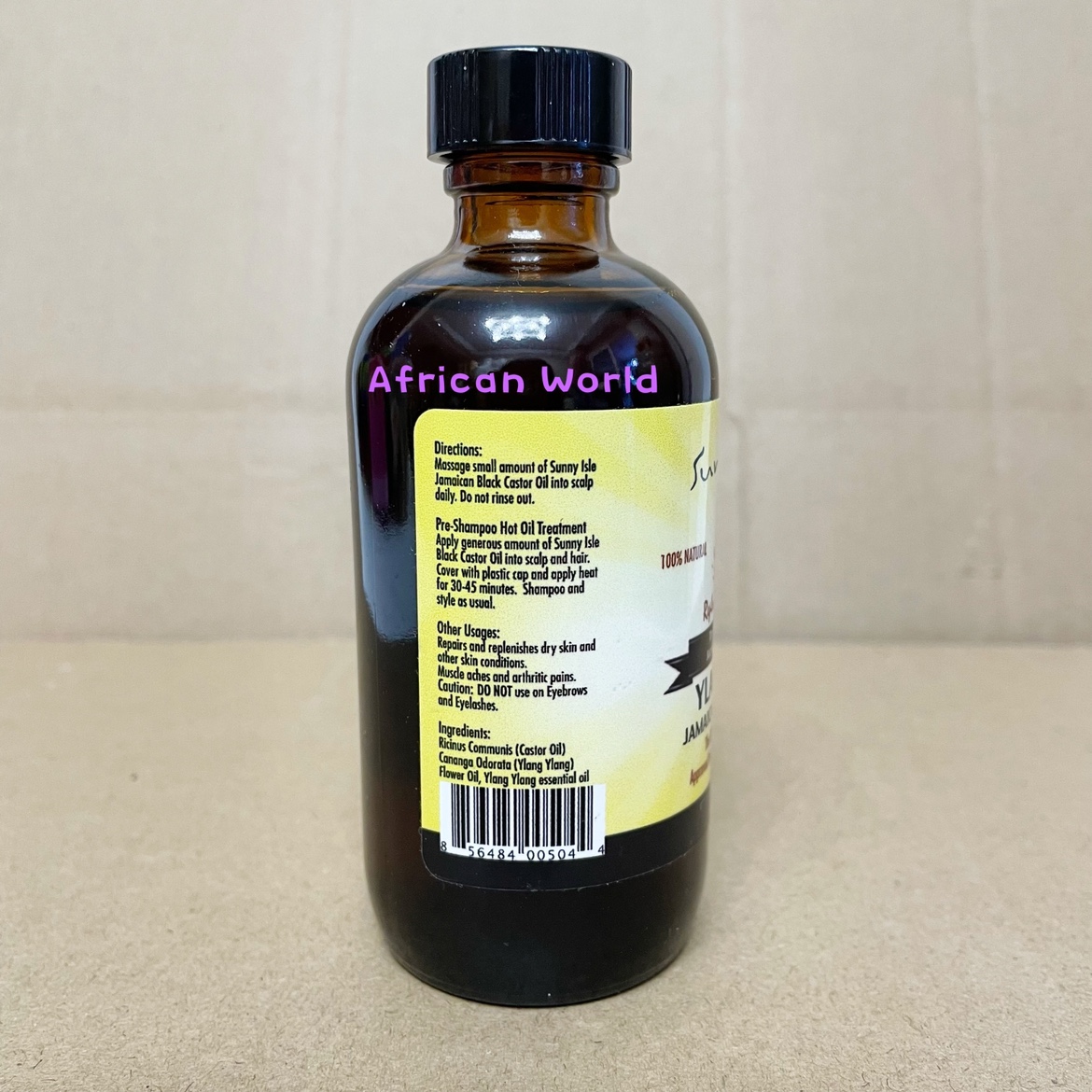 酷牌库|商品详情-进口代理批发现货Sunny Isle Jamaican Black Castor Oil牙买加黑蓖麻油118ml