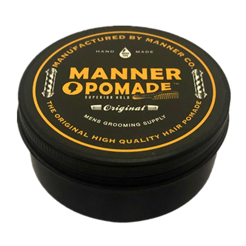 酷牌库|商品详情-进口代理批发MANNER POMADE紫色大魔王发油男士清香定型复古油头膏背头发蜡泥